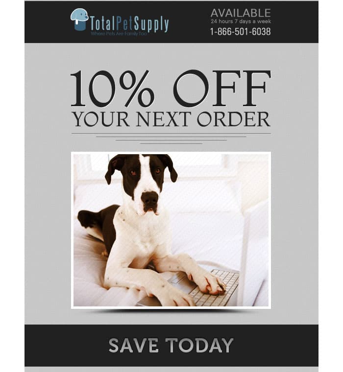 TPS 2012 Total Pet Supply Email